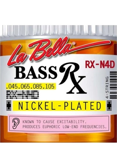 Gitar Aksesuar Bas Tel Labella 4 Telli Lb-rx-n4d 0,45
