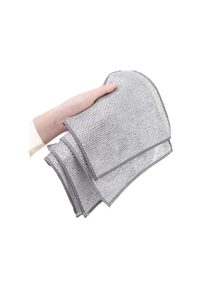 5'li Bulaşık Bezi Seti, 20x20 Cm Ve Mutfak İçin Uygun Temizlik Bezi Açık Bej