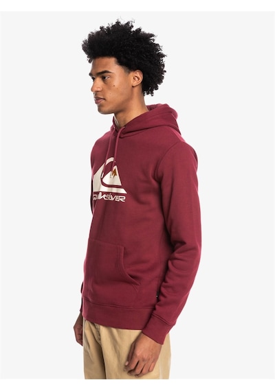 Quiksilver Big Logo Hood Erkek Sweat-4137 Bordo