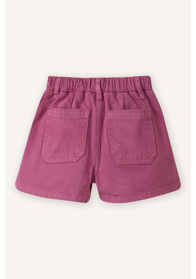 Defacto Gabardin Şort Kız Bebek G8097a526spbr123 Bordo-br123