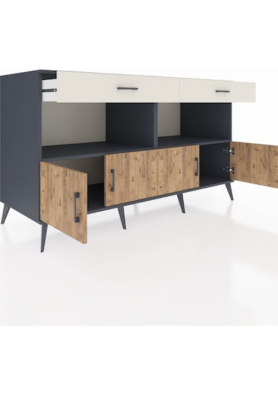 Kronos Konsol 2 Raflı 2 Çekmeceli 4 Kapaklı 176x59x99 Antrasit-ça Antrasit-çam/aytaşı Kronos Konsol 2 Raflı 2 Çekmeceli 4 Kapaklı 176x59x99 Antrasit-ça Antrasit-çam/aytaşı
