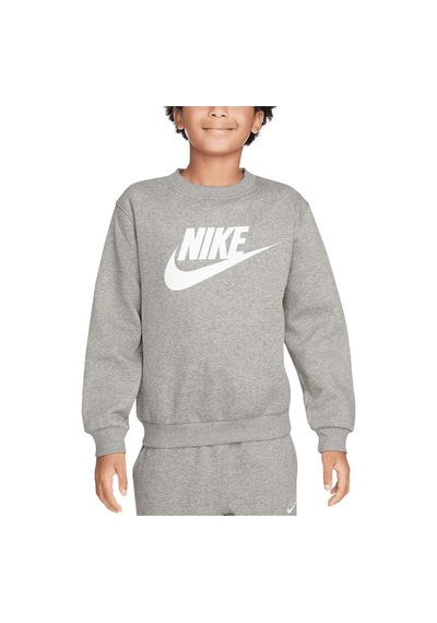 Nike Fd2992-063 Sportswear Club Fleece Genç Çocuk Sweatshirt'ü - Gri