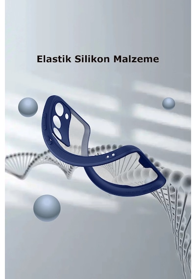 Flzdgnkr Newface Samsung Galaxy S23 Plus Kılıf Platin Silikon - Siyah