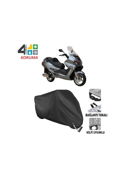 Asya Armada 250 Motosiklet Brandası ( Kilit Uyumlu - Siyah