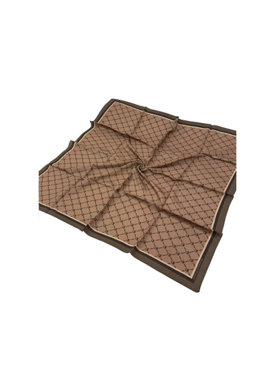Benetton Desenli Siena Eşarp - 1040 - Taba