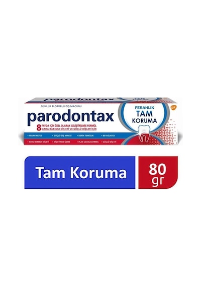 Yeni 80 Gr/50ml - 8 Adet, Ferahlık Tam Koruma Diş Macunu