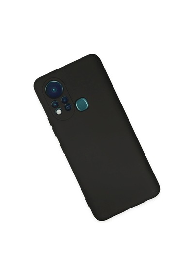 Cosmotex Newface İnfinix Hot 11s Kılıf Nano İçi Kadife Silikon - Siyah Sıyah