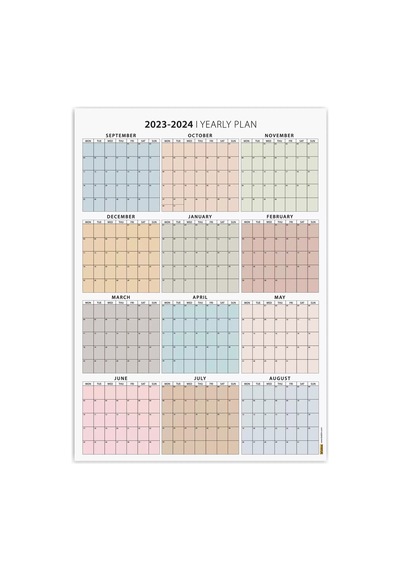 Eylül Başlangıç 2026 - 2027 Akademik Takvim, Akademik Planlayıcı Takvim, Duvar Takvimi