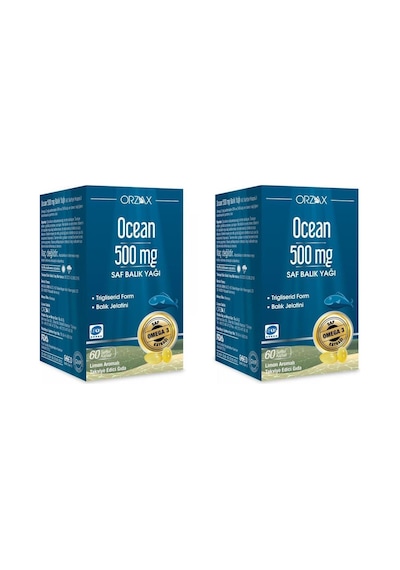 Ocean 500 MG Balık Yağı 2 x 60 Kapsül