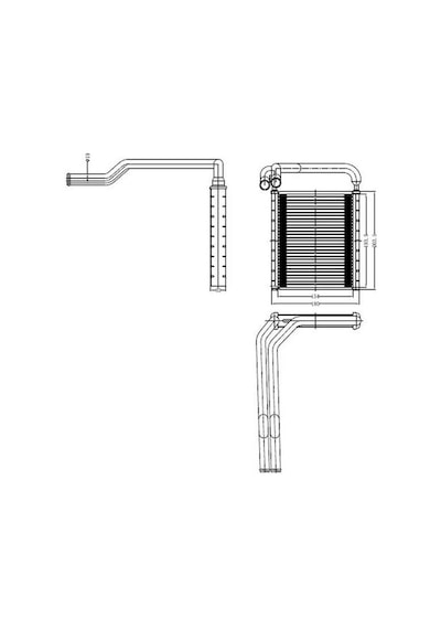 ORIS KHY099026 Kalorifer Brazing Heater 154X204X26 Accent Blue 12 Geniş Tip