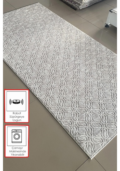 Lüle Halı Kaymaz Taban Halı Yolluk Embos,vizon Emb524