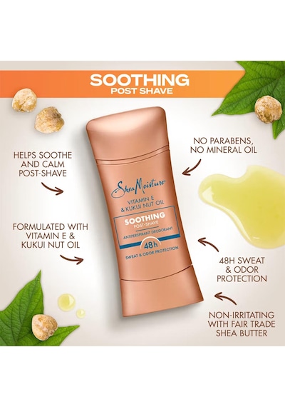 Shea Moisture Vitamin E & Kukui Nut Oil Antiperspirant Stick Deodorant 74gr