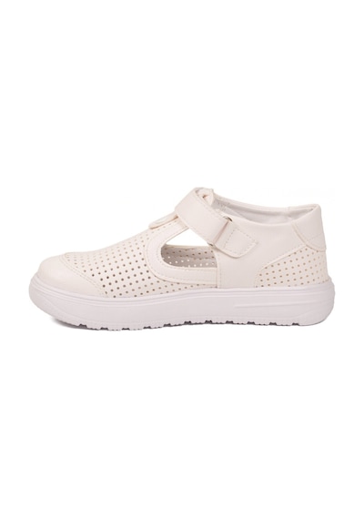 Arzen Beyaz Cırtlı Ortopedik Unisex Çocuk Sandalet Arz 3000 F