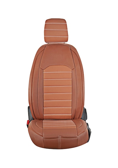 Jeep Comander Uyumlu Lüx Deri Oto Koltuk Kılıfı Ön Arka Takım Giydirme Model Tarçın Frstrt
