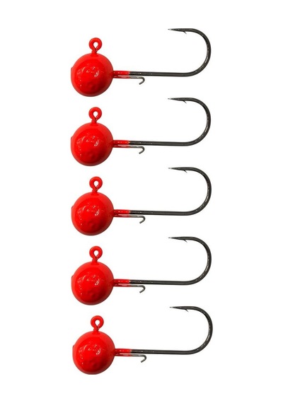 Powerex Rocket Jig Head Zoka 20gr İğne No 5/0 Kırmızı 5 Adet