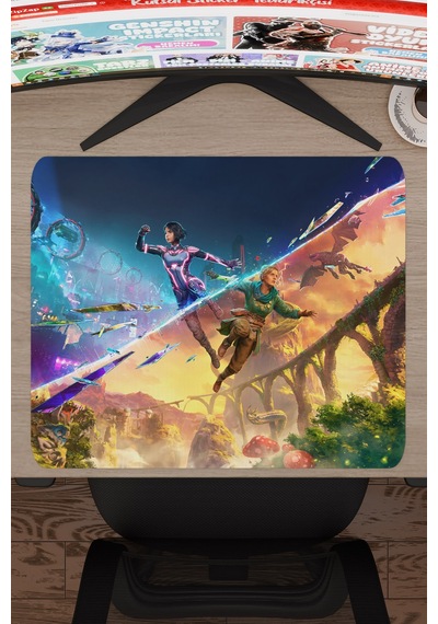 Split Fiction Kaymaz Dikişli Kauçuk Oyuncu Mousepad V1 - 48x40 Xl Gaming Mouse Pad Fare Altlığı