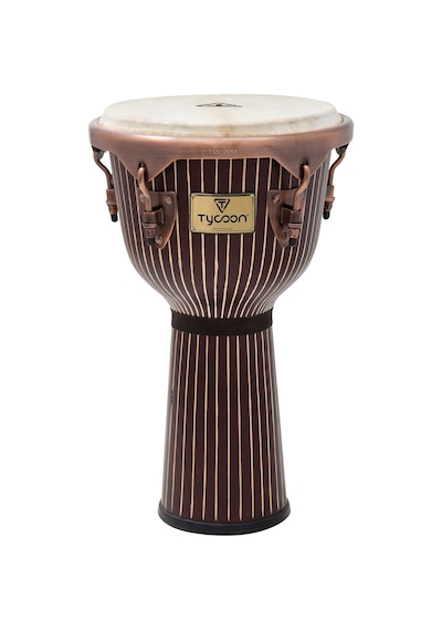 Tycoon 12'' Master Hand-crafted Pinstripe Djembe Mtjhc712act1
