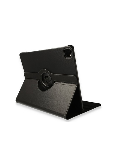 Cosmotex Newface iPad Uyumlu  Pro 12.9 2020 Kılıf 360 Tablet Deri Kılıf - Siyah