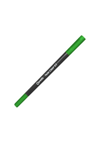 Caretta 65-05 Çift Uçlu Keçeli Kalem 0.4-1 MM Koyu Yeşil