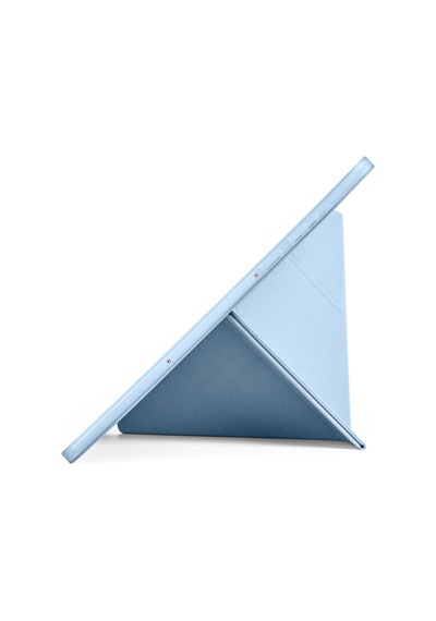 Samsung Galaxy Uyumlu Tab S11 Kılıf Tri Folding Kalem Bölmeli Standlı Kılıf Arka Kapak