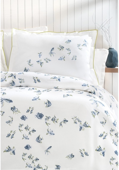 Yataş Bedding Betta Tek Kişilik Pike Takımı - Mavi Yataş Bedding Betta Tek Kişilik Pike Takımı - Mavi