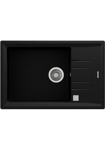 Teka Stone 60 S-Tg Auto Metalık Sıyah Granit Eviye