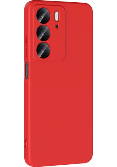 Gld-spt- Newface Realme C75 4g First Silikon - Kırmızı