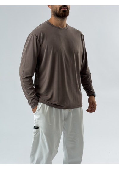 Cocopelli Tensel Basic Kahverengi Erkek Sweatshirt Coc3470