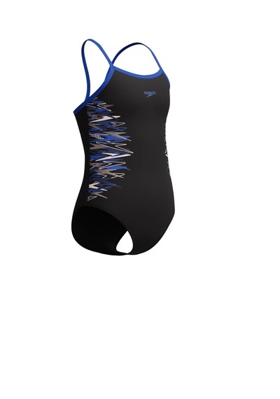 Speedo Kız Çocuk Yüzücü Mayosu Plmt Tsrp Msclbck Jf Blk Blu Çok Renkli