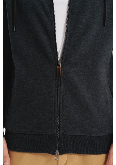 AR-MA Arma Erkek Örme Fleto Cepli Kapüşonlu Selanik Sweatshirt Regular Fit, Pamuk Polyester K30324698402 Gri AR-MA Arma Erkek Örme Fleto Cepli Kapüşonlu Selanik Sweatshirt Regular Fit, Pamuk Polyester K30324698402 Gri