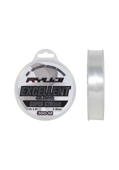 Ryuji Excellent 0.30 Mm 300m Clear Monofilament Misina 5.65kg Çeker