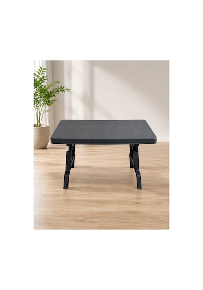 Maxi Boy Katlanır Kamp, Piknik, Balkon Ve Bahçe Masası 78,5 X 55 X 57,5 Cm Çok Amaçlı Portatif Masa Siyah
