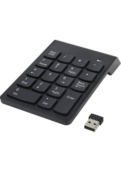 Kablosuz Numeric Keypad 18 Tuşlu Sayısal Klavye Numpad
