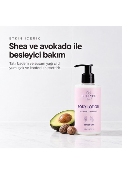Yasemin & Lavanta Vücut Losyonu, Nemlendirici, 200 Ml