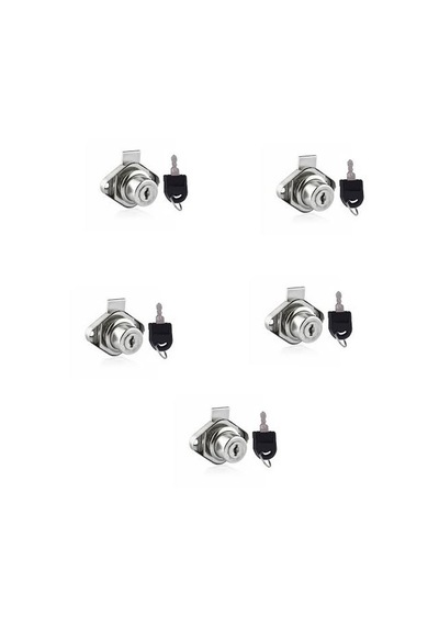 Oval Mobilya Ve Çekmece Kilit 5 Adet 0.30 Mm