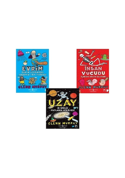 Sevilen-uzay O Ünlü Patlama Hikâyesi+insan Vücudu+evrim-3 Kitap Set-glenn Murphy