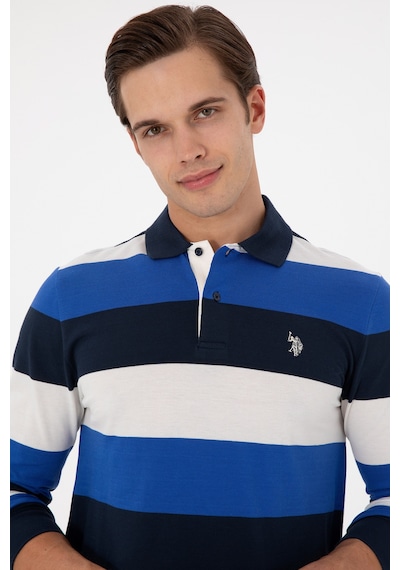 U.S. Polo Assn. Erkek Regular Fit Polo Yaka Saks Sweatshirt 50293428-VR045