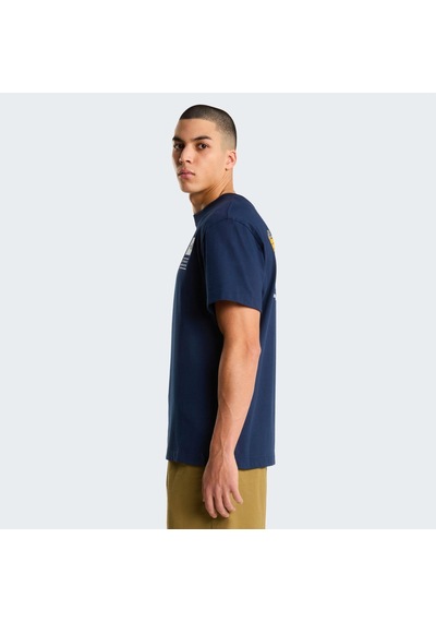 The North Face M Tnf Celebratıon Relaxed Short Sleeve T Erkek Tişört Nf0a8gar8k21 Lacivert