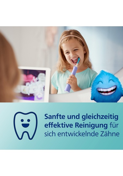 Philips Sonicare For Kids, Uygulamalı Elektrikli Sonik Diş Fırçası, 3 Yaş Ve Üzeri Çocuklar İçin, Kapsamlı Temizlik İçin Smartimer Ve Quadpacer'lı, Mor, Model Hx6322/12 Philips Sonicare For Kids, Uygulamalı Elektrikli Sonik Diş Fırçası, 3 Yaş Ve Üzeri Çocuklar İçin, Kapsamlı Temizlik İçin Smartimer Ve Quadpacer'lı, Mor, Model Hx6322/12