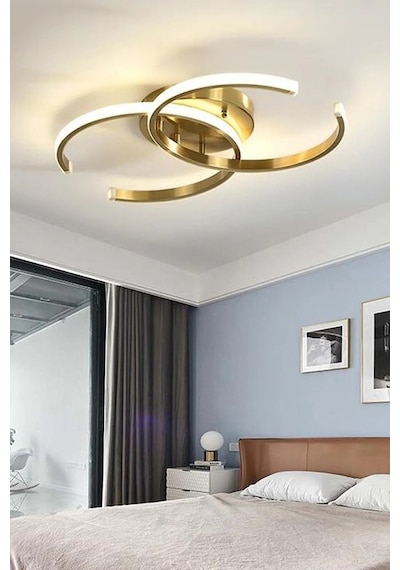 Duru Eskitme Renk Salon Mutfak Hol Beyaz Led 2 Li Avize Eskitme