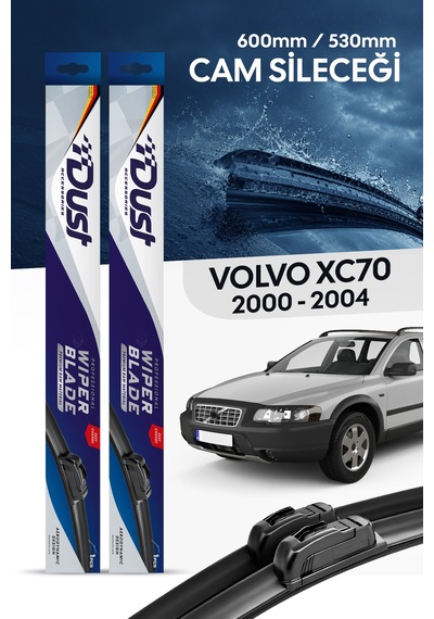 Volvo Xc70 Silecek Takımı 2000-2004 Uyumlu 600mm/530mm