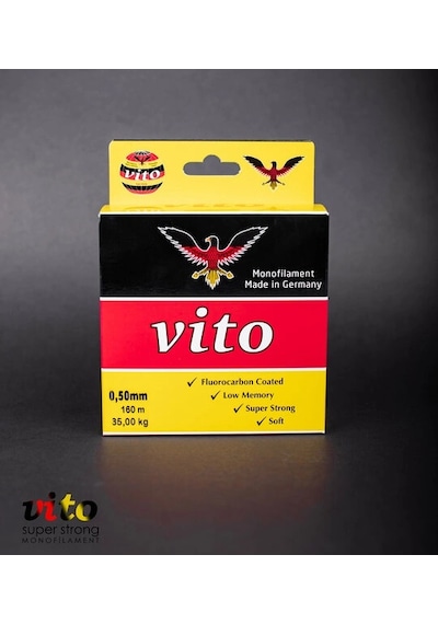 Vito Süper Strong Monoflament Şeffaf Misina 160 Metre 0,50mm - Standart