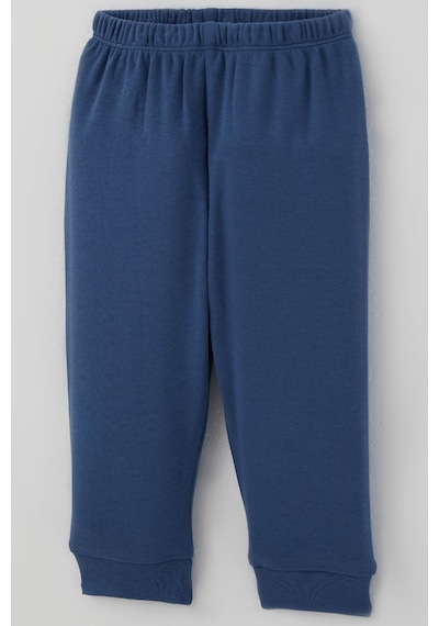 Breeze Erkek Bebek Pijama Takımı Ekose Desenli Önden Çıtçıtlı 4 Ay - 1 Yaş , Mavi