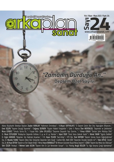 Arka Plan Sanat 24. "Deprem Özel" Sayısı
