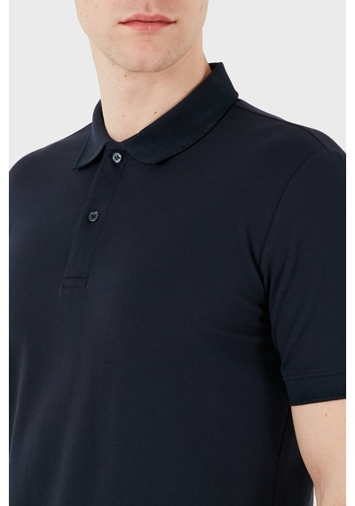 Calvin Klein Erkek Polo Yaka T Shirt K10k114484 Cef Lacivert Lacivert