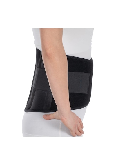 Neopren Lumbosakral Korse 26cm Bel Fıtığı, Sakralizasyonda Ve Lumbalizasyonda Siyah