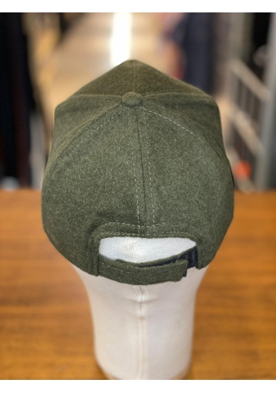 Hamze Kaşe Yünlü Kumaş Kışlık Cap Şapka Haki