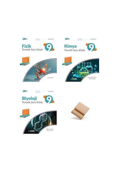 Palme 9. Sınıf 2027 Maarif Fizik Kimya Ve Biyoloji Tematik Soru Bankası 3lü Set + Telefon Standı