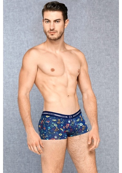 Doreanse Erkek Modal Çok Renkli Baskılı Torbalı Mini Paça Boxer (389420436)