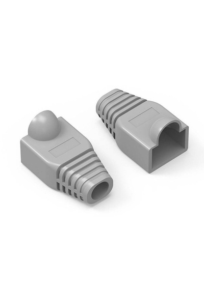 Molix Rj45 Konnektör Koruma Kılıfı 100 Adet - Ethernet Kablo Başlığı Gri